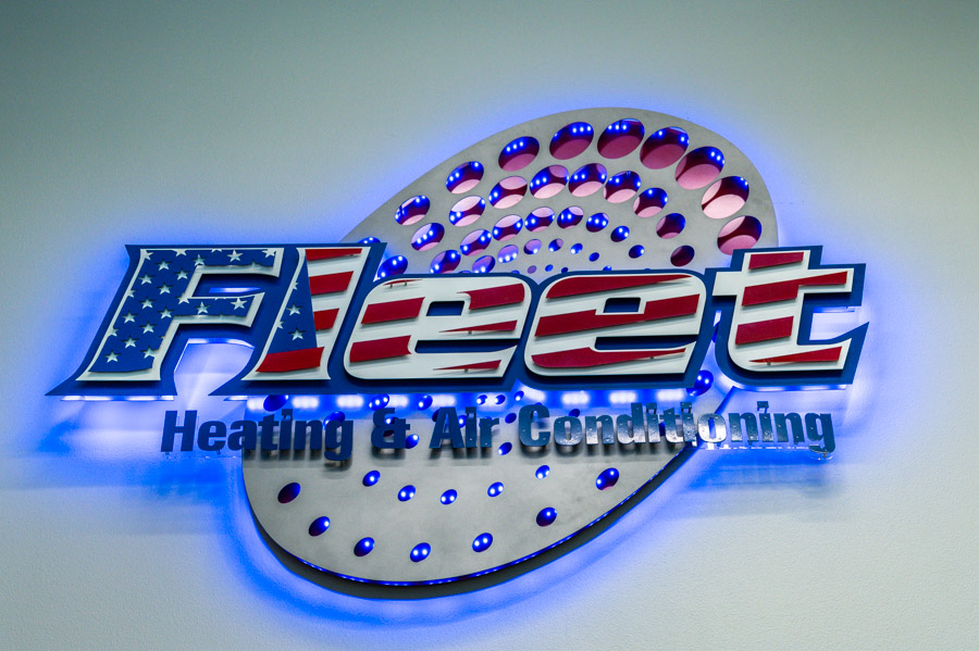 fleet neon sign